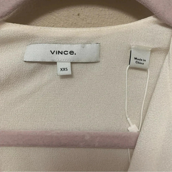 Vince. Shirred Silk Popover Blouse - Picture 8 of 12